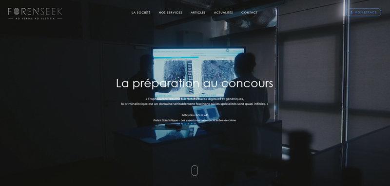 Projet site vitrine - Design responsive